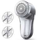 POPCHOSE Fabric Shaver, Lint Shaver for Clothes, Sweater Shavers to Remove Pilling, Lint Remover with 6-Leaf Blades, Clothes Shaver for Clothing, Couch, Furniture, Fuzz, Lint Ball, Battery Operated