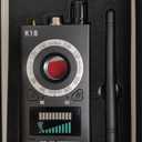 Hidden Camera Detectors, Anti Spy Camera Finder, GPS Tracker Detector, Hidden Devices Detector for Airbnb, Hotels, Bathroom, Home, Office (Black)