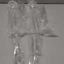 Set of 6 Plastic Acrylic Crystal Champagne Glasses Flutes Hand Blown Champagne Goblets Classic Wine Stemware for Wedding Party Anniversary Christmas Toasting, 6 oz (Clear)