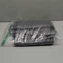 ChrisDowa 100% Blackout Curtains for Bedroom with Black Liner, 2 Thick Layers Total Blackout Thermal Insulated Grommet Window Curtains 2 Panels Set (Grey, 52 x 72 Inch)