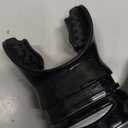 Greatever Snorkel Set Pano 3 Window Snorkel Mask Adult, Panoramic Wide View, Anti-Fog Scuba Diving Mask, Anti-Leak Snorkel Goggles Dry Top Snorkel, Professional Snorkeling Gear for Adults (Black Silver)