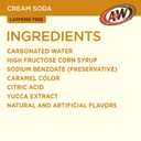 A&W Cream Soda, 12 fl oz cans, 12 pack (BBD 02/10/27)