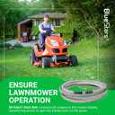 BlueStars M154621 Mower Belt - Fits 42 inch Deck J-Deere X300 X304 X310 Lawn Tractors & 48" Deck EZtrak Series Z245 Zero-Turn Mower | Aramid Cord | 1/2'' x 146 1/4''