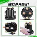 EZGO 48V Solenoid Relay, Golf Cart Solenoid for Electric EZGO TXT 2010-up and All 48 Volt MPT 800/1000 Vehicles Golf Cart, OEM# 612711