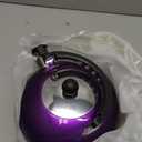 2.7 Quart (3 L) Tea Kettle, Food Grade Stainless Steel Teakettle is Best for Boiling Water, Brewing Tea, and Making Coffee (Purple)