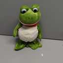 Houwsbaby 12 Green Frog Toy Croaking Frog Musical Stuffed Animal Frolick Froggy Shaking and Waving Electronic Interactive Animate Plush Toy Birthday Holiday Present