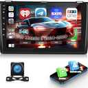 [2+64G] NHOPEEW Car Radio for Mazda 3 2004-2009 with Wireless Carplay and Android Auto, 9 Inch Touch Screen Android Car Stereo - DSP/GPS/WiFi/SWC/Bluetooth/Mirror Link + AHD Backup Camera