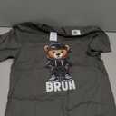 Funny Bruh Meme Hip Hop Teddy Bear Teenager Boys Teen Saying T-Shirt S