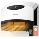 GiveBest Electric Wall Heater with WiFi and Remote Control, Floor or Wall Mounted Heater, Large Room Coverage, 3 Heating Modes, 1500W Fast Heating Space with Thermostat for Indoor Room Use, White