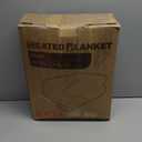 Heated Blanket Electric Blanket Queen Size 84''x90'' with 10 Heating Levels, 1-12 Hour Auto Shut Off, Machine Washable, Dual Controller Soft Warming Blanket for Couch, Bed, Office - Dark Grey