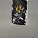 SIMISI RIBBON 24Pcs Black Christmas Velvet Ribbon Bows Decorations Xmas Ornaments Vintage Decor for Tree, Wreath, Garland (3/8'' Width, 5 * 7 inch)