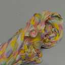 Keketoarrange Easter Table Runner Diamond Cheesecloth Sheer Gauze Rustic Colorful Runner Decor 120 Inch 10 FT Cheese Cloth for Holiday Kitchen Dining Wedding Party Spring Home Decorations