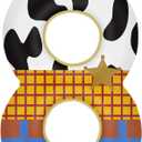 2 x Birthday Number 8 Candles,Cute Cow Birthday Cake Decoration,Cowboy Three Cowgirl Rodeo Party,Baby Shower for Boy Girl Decor Supplies