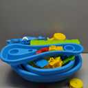 Water Table for Kids Ages 4-8 with Water Pumb, Summer Outdoor Sand Water Table for Boys Girls, Kids Water and Sand Activity Sensory Toys for Toddlers Age 3-8