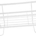 Angoily Toilet Storage Rack Bathroom Organizer Tissue Holder No Drill Needed Space-Saving Shelf