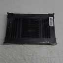 HVAC Premium 12"w X 8"h 3-Way AIR Supply Grille - Vent Cover & Diffuser - Flat Stamped Face - Black [Outer Dimensions: 13.75"w X 9.75"h]