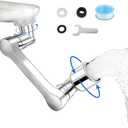 360° Rotating Faucet Extender with Adapter Multifunctional Sink Spray Head for Bathroom & Kitchen Sinks (360° Rotating Faucet Extender with Adapter)