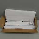 LANTEFUL 3 Tier Shoe Rack for Closet, Shoe Organizer with 5 Hooks, Long Shoe Shelf Storage for Shoe and Boot Stackable Free Standing Shoe Rack for Entryway, Garage, Small Spaces, Dorm, White