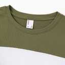 PATPAT Family Matching Outfits Fall Winter Cotton Long Sleeve Bodycon Dresses and Sweatshirts Tops Sets (M)