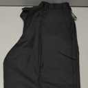 Men's Flat-Front Dress Pants with Hidden Expandable Waistband, Wrinkle-Free Stretch Suit Slacks for Men  Classic Fit (38W x 32L, Black)