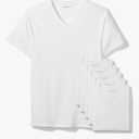 Amazon Essentials Men's V-Neck Undershirt, Breathable, Cotton, Pack of 6 size 2XL
