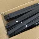 Bamworld Tall Plant Stand Indoor Outdoor, Corner Metal Flower Pot Stands for Multiple Plants, 5 Tier Heavy Duty Plant Shelf for Patio Garden Balcony Living Room Bedroom (Matte Black)