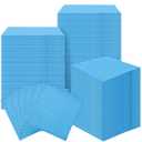 Maxcheck 100 Pcs Sticky Tack Cloth Woodworking Painters Wax and Silicone Free Tack Cloths for Removing Dust Rags Automotive Painting for Automotive, 18 x 36'' (Blue)