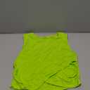 Sanutch Yoga Crop Tops Dance Tops Fitted Workout Crop Tops Yoga Tank Tops Athletic Sports Shirts for Women (X-Small, Neon Yellow)