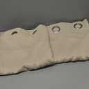 KOUFALL Beige Living Room Curtains 96 Inches Long,Blackout Grommet No Wrinkle Room Darkening Curtains for Bedroom 2 Panel Set 52x96 in Length