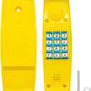 Toy Phone for Kids Swing Set Phone Pretend Phones and Learning Education Phones Plastic Telephone Creative Children Play Phone for Toddlers Baby Cell Phone Playhouse Phone (Yellow)