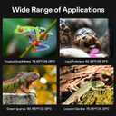 VIVOSUN Reptile Heating Pad 6x8 Inch with Thermostat Combo Under Tank Terrarium Heating Mat for Turtles, Lizards, Frogs, and Other Reptiles