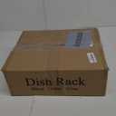 SNTD Dish Drying Rack - Expandable for Kitchen Counter, Large Black