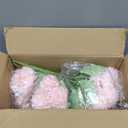 16 Bundles Artificial Flowers Peonies Bulk, Silk Fake Flower with Stems for DIY Bouquet Faux Peony Floral Arrangements for Vase Centerpiece Home Wedding Party Centerpiece(Pink)