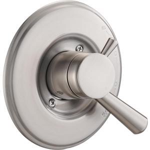 Shower Trim Kit Compatible with 17& 1700 Series, Shower Cover Plate with Handle, Brushed Nickel(Valve& Catridge Not Inclued)