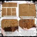Suzile 2 Pcs Halloween Decorative Straw Bale, 24 x 12 x 12 Inches Foldable Hay Bales Decoration, Easy to Handle Reusable Fake Hay Stacks Waterproof for Indoor Outdoor Halloween Parties Photo Props