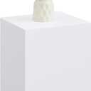 Mannequin Display Pedestal Stands Bridal Shop Plinth Raiser Stand Party Event Decor Platform Base Tables for Model Comic-con Clothing Store Boutiques(11.81x15.75in,Square,White)