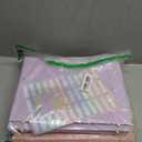 Extra Capacity Plastic Hanging File Folders Letter Size, 12 Pack 2 Inch Capacity Hanging File folders with Tabs, Heavy Duty for Filing Cabinet, Home and Office File, Pastel Colors