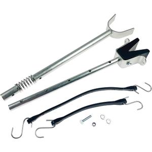Adjustable Boat Transom Saver with Shock Absorbing Composite Head, Heavy-Duty Aluminum for Outboard Motors Under 150HP, Roller Mount - 20" to 29"