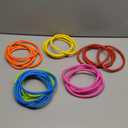 Lewtemi 30 Pcs Diving Rings Rainbow Pool Rings Bulk for Kids Swimming Pool Diving Toy Easy to Find & Grab Suitable for Kids & Adults, 6 Colors