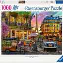 Ravensburger - Paris at Dawn - 1000 Piece Jigsaw Puzzle - Quaint Imagery of Paris from Yesteryear - Beautiful, Vibrant Colors - Frameable - Premium Quality - Puzzles for Adults