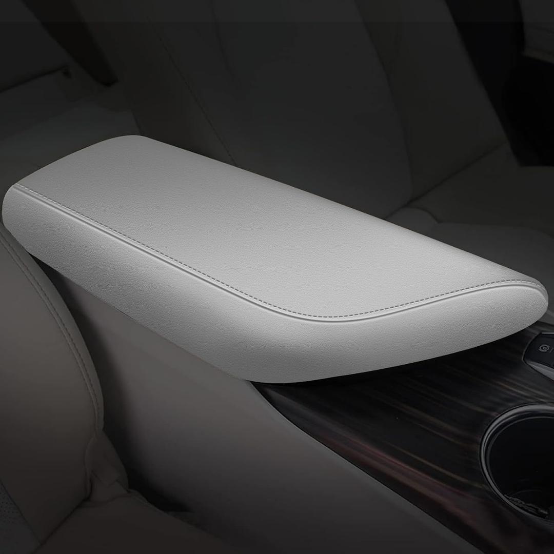 AOMSAZTO Armrest Covers for 2018-2023 Toyota Camry Gray