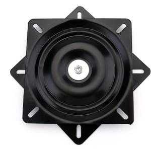 Fasmov 7" Heavy Duty Bar Stool Swivel Replacement Seat Swivel Base Bar Stool Swivel Plate, Black
