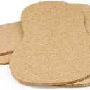 The Felt Store Cork Insoles for Men and Women - 2.5mm Thick, 2 Pair (size 13)