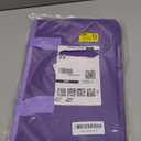 ZKOO Art Organizer Desktop Craft Storage Tote Bag for Crafts, Sewing, Paper, Art, Canvas, Supplies Storage Organization with Handles for Travel or Daily Use (Purple, Small)