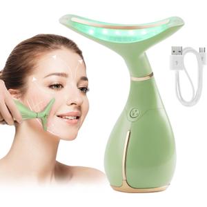 Ms.W Red Light Facial Massager, Skin Care Tools for Face and Neck Beauty Device, Electric Facial Massage Tool with Heating and 3 Massage Modes