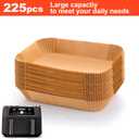 Ninja Foodi Air Fryer Liners, Ninja Air Fryer Liners Disposable, Ninja DZ071 Foodi Ninja Dual Air Fryer Parchment Paper Liners, Rectangular Airfryer Paper Liners, Rectangle 2 Basket Liners