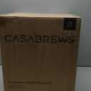 CASABREWS Ultra Espresso Machine with LCD Display, Espresso Maker with Powerful Milk Frother, Customizable Brewing Temperature, Provides Barista-Level Lattes and Cappuccinos, Gift for Men & Women (Silver)