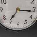 Vintage Antique Wall Clock with Hidden Storage, Retro Style Black Telephone Clock