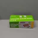 Vacuum Sealer Bags, 30 Reusable Vacuum Sealer Bags for Food, BPA-Free, Meal Prep and Sous Vide Cooking,Works for Handheld Sealer and Vac Sealer Machine with External Vacuum Systems (30 XL (12"x19"))