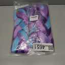 Luminous Hair Extension Kit with Tools Glow in the Dark Glitter Hair Tinsel for Women Neon UV Reactive Synthetic Hair Accessories for Christmas Halloween Party(48 Inch, 12 Colors, 3000 strands)